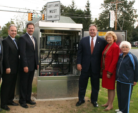Howell traffic light installation